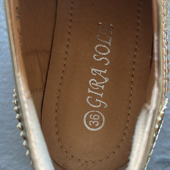 Gold sneakers platform size 36 - Picture 5 of 5
